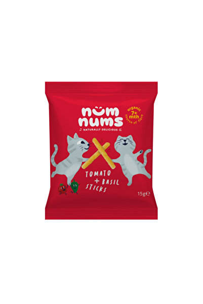 Num Nums Sticksuri Bio Num Nums cu rosii si busuioc 20g