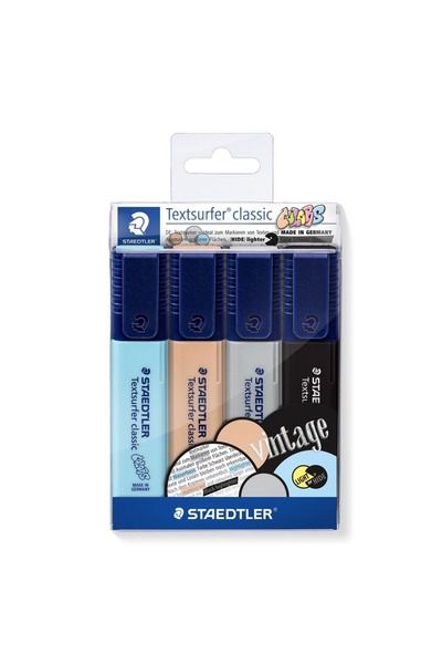 Staedtler Set markere evidentiatoare Textsurfer, culori vintage, 4 buc/set