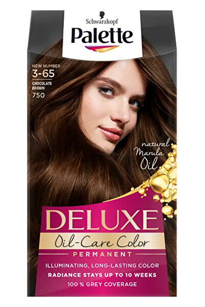 Palettelux Vopsea de par permanenta Palette Deluxe Oil-Care Color 750, 3-65 C...