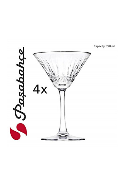 Paşabahçe Set 4 pahare martini Pasabahce Elysia, sticla, 220 ml