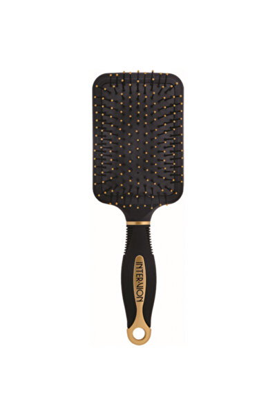 Intervion Perie de par InterVion, Gold, mare, cu tepi de plastic, 1 bucata