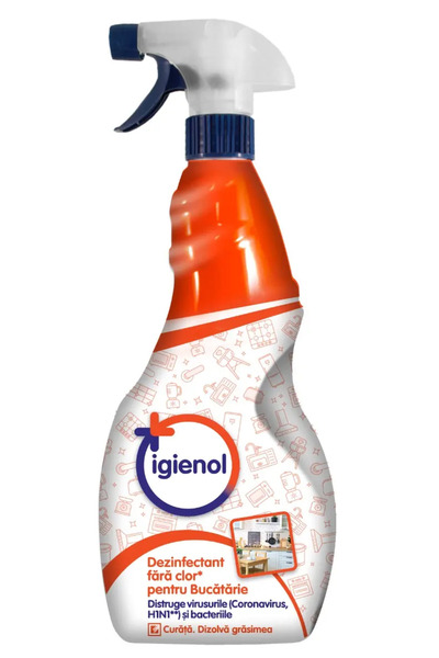 Igienol Solutie antibacteriana cu pulverizator pentru bucatarie 750ml
