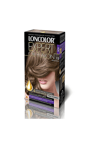 Loncol Exp Vopsea de par permanenta blond mediu Loncolor Expert Oil Fusion 7....