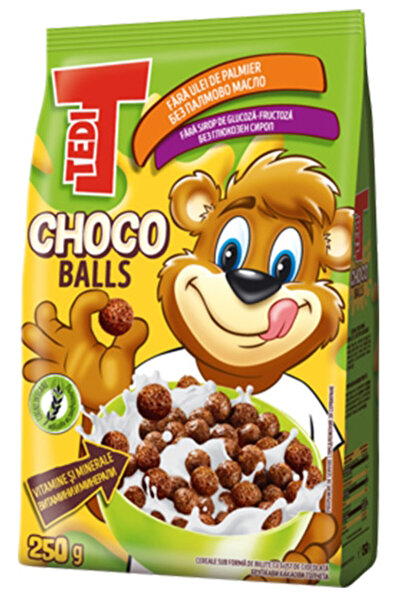 TEDİ Cereale bilute Tedi, cu gust de ciocolata, 250g