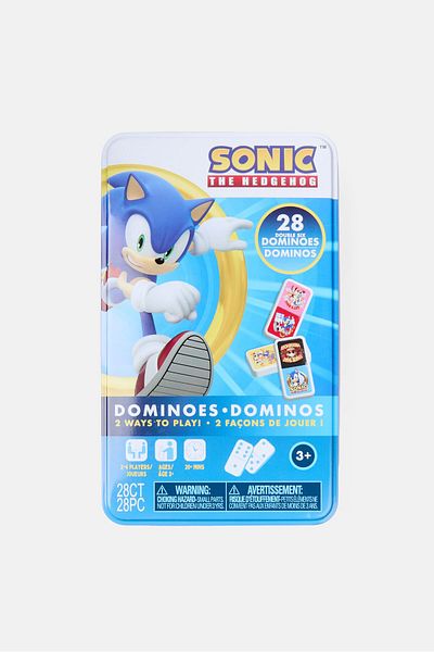 Sonic 28 Piece The Hedgehog Dominoes Set