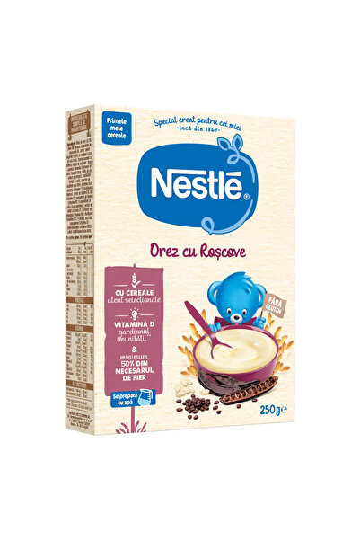 Nestle Cereale Orez si roscove, Inceperea diversificarii 250g