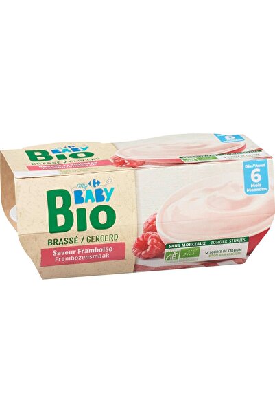 Crf Mybbio Deserturi pentru bebelusi de la 6 luni zmeura Carrefour Baby Bio, ...