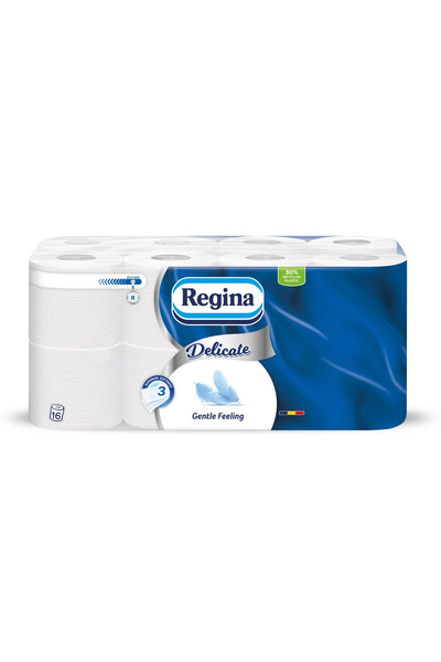 Regina Delicate Pure toilet paper 16 rolls 3 ply