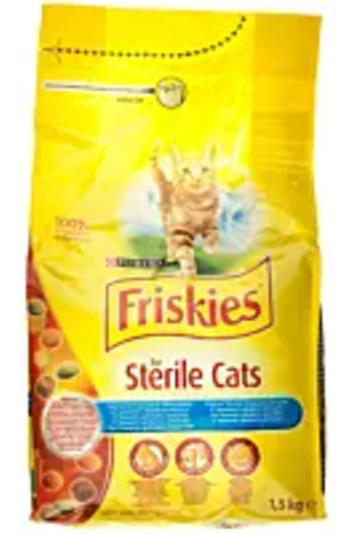 Friskies Hrana uscata cu somon si legume for Sterile Cats 1.5kg