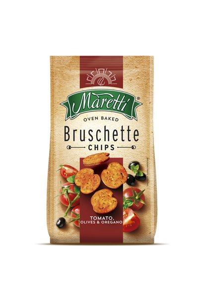 Maretti Bruschete cu aroma de rosii si masline 70 g