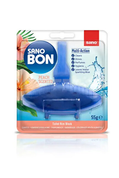 Sano 3 buc Odorizant pentru pentru vas toaleta Piersica, 55g