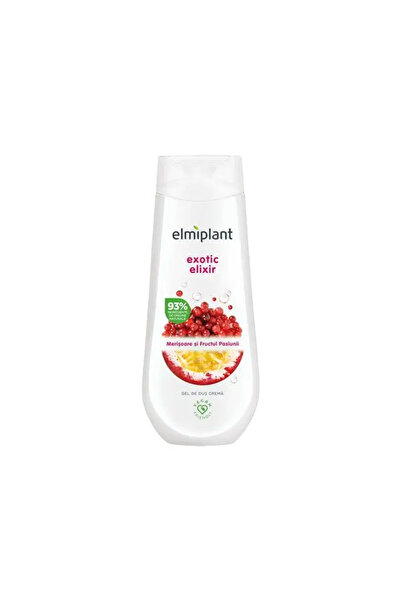 ELMIPLANT Gel de dus crema cu merisoare si fructul pasiunii 400ml