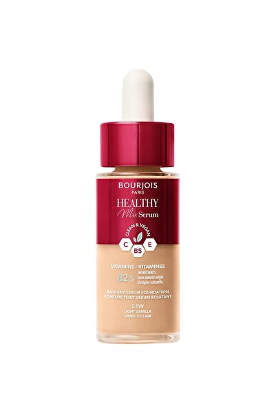 Bourjois Ser Fond de Ten Healthy Mix 51 Vanilie deschisă, 30 ml