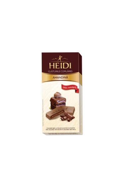 Heidi Ciocolata cu lapte cu aroma de amandine 90 g