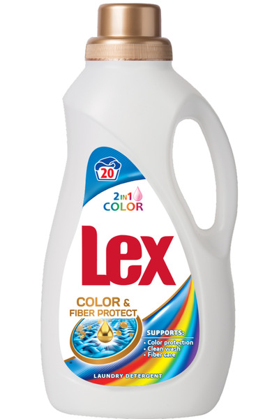 LEX Detergent automat pentru rufe 2in1 Color & Fiber Protect, 20 spalari, 1.1L