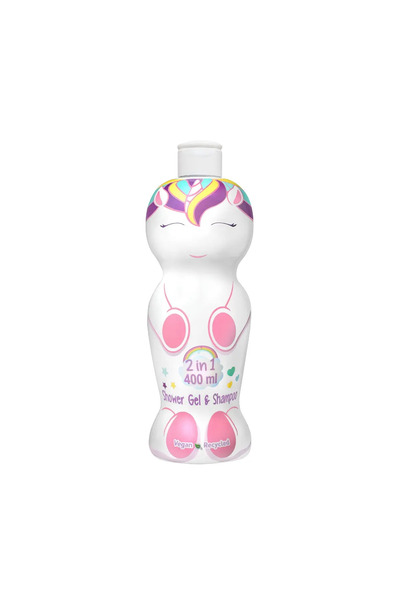UNICORN Gel de dus si sampon 2 in 1, Disney Eau My Unicorn, pentru copii 400ml