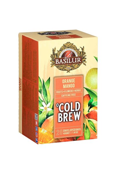 Basilur Ceai asortat Orange & Mango, 20 x 2 g