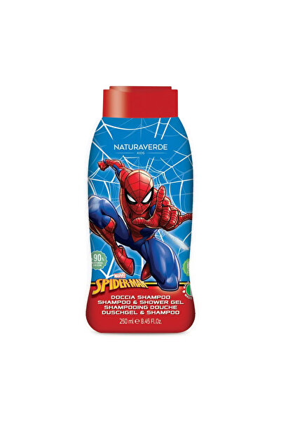 Naturaverde Sampon & gel de dus Spiderman, cu extracte organice de ovaz, 250 ml
