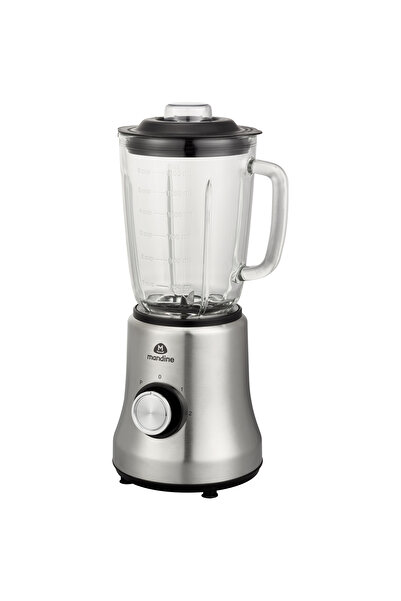Mandine Blender MBL800-24, 2 viteze + pulse, 1.5 litri, 800 W, Argintiu