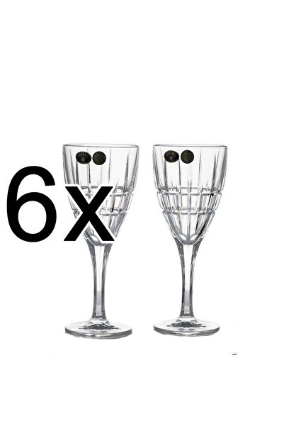Bohemia Set of 6 Cristal London wine glasses, 250 ml