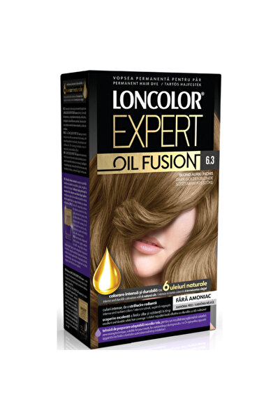 Loncol Exp Vopsea de par permanenta Loncolor Expert Oil Fusion 6.3 Blond Auri...