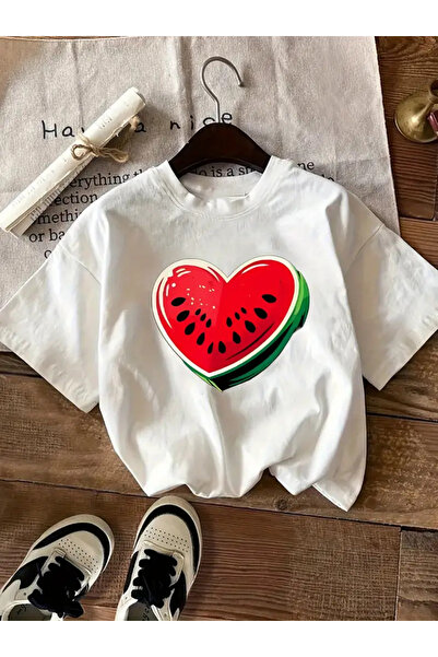 Aether تي شيرت مطبوع بأكمام قصيرة ومقاس كبير ممتاز