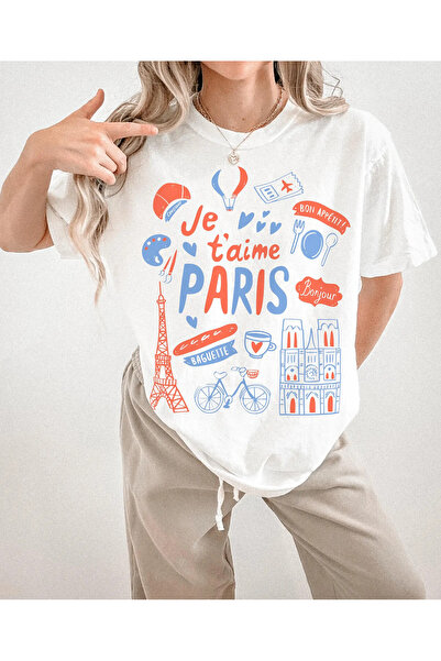 Aether تي شيرت مطبوع بأكمام قصيرة ومقاس كبير ممتاز