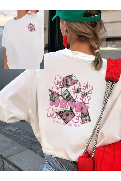 Jose Clothing تي شيرت مطبوع بأكمام قصيرة ومقاس كبير ممتاز