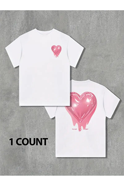 Jose Clothing تي شيرت مطبوع بأكمام قصيرة ومقاس كبير ممتاز