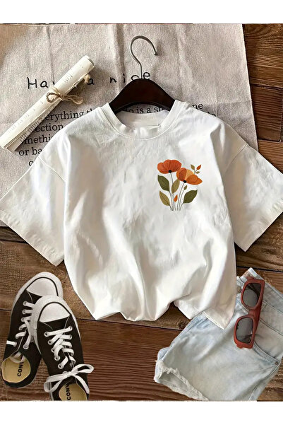 Jose Clothing تي شيرت مطبوع بأكمام قصيرة ومقاس كبير ممتاز