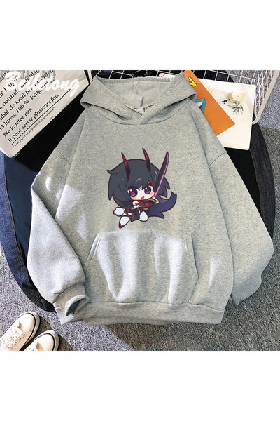 Tarzsokak Γκρι Φούτερ Anime Honkai Impact 3rd Μόδα Casual και Χαρατζούκου Νέα...