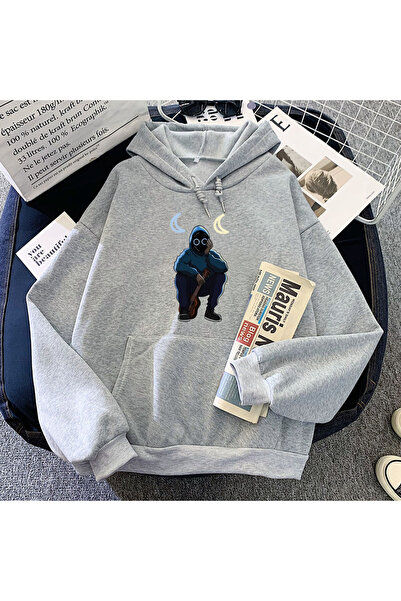 Tarzsokak Γκρι BoyWithUke Streetwear Γυναικεία Ένδυση με Γραφικά Σχέδια