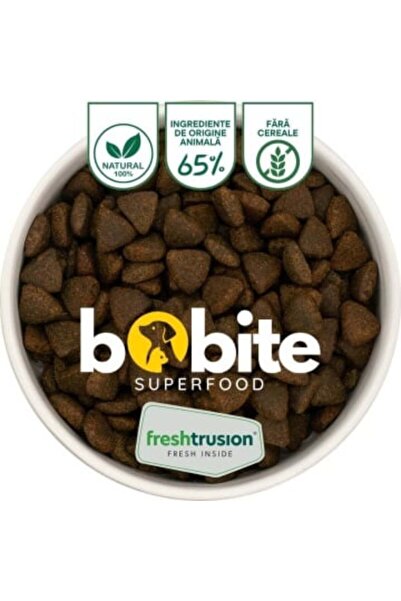 Bobite Hrana uscata caini adulti SuperFood Somon scotian fara cereale 12kg