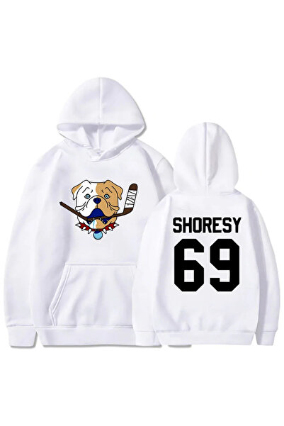 Tarzsokak سويت شيرت أبيض Shoresy69 Sudbury توت بري بولدوغ كاجوال