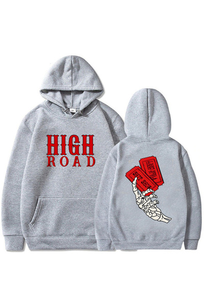 Tarzsokak رمادي Koe Wetzel لعنات قريبة جولة عادية طريق مرتفع رسومي سويتر مع