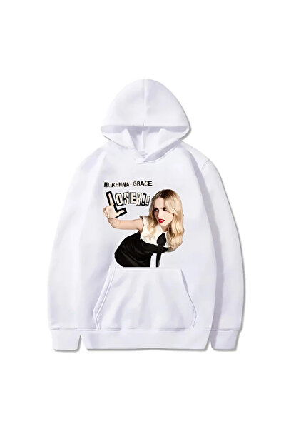 Tarzsokak ماكجريس غريس البيضاء الخاسر! هوديي ربيع الخريف موضة كاجوال T