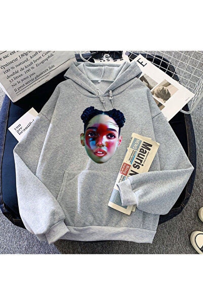 Tarzsokak هوديز رمادي جديد من EUSEXUA fka Dallars رسومات ملابس نسائية هوديز