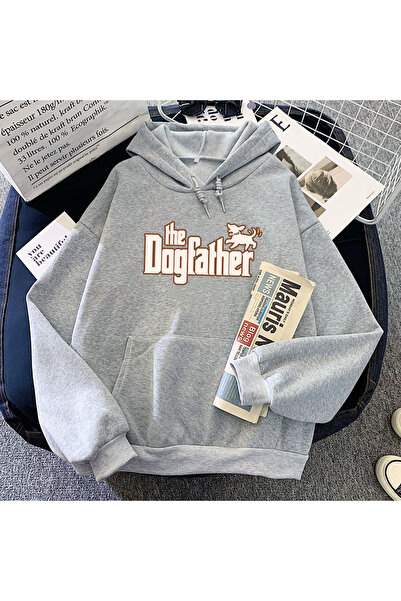 Tarzsokak Γκρι Καρτούν Dogfather Sudaderas Soft u GraphicT