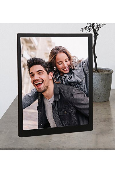 Genel Markalar Kişiye Özel Masaüstü Siyah Fotoğraflı Ahşap Mdf Resimli Kolaj ...