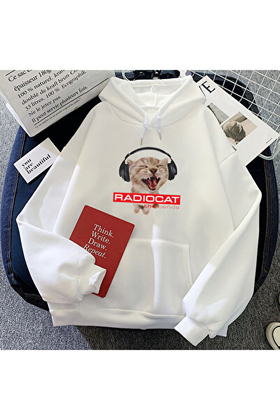 Tarzsokak Radihead alb Radiocat Desen animatToamnă