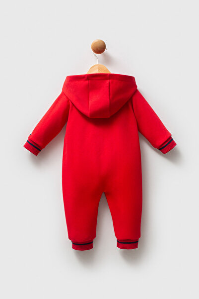 U.S. Polo Assn. Baby Boys Red Overalls