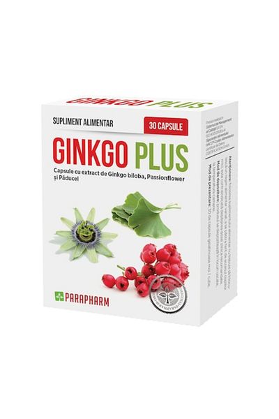 Parapharm Ginkgo Plus x 30 capsule