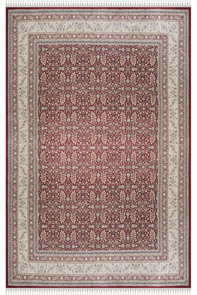 Apex Halı Burj 8771 Bordo Afgan Desenli Viskon 170 Tarak Dokuma Sıklığı Özel ...