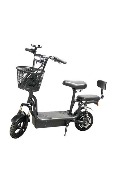 Star Kids Deal Star Kids 48V 500W Foldable Electric Scooter with Front Basket and 2 Seats