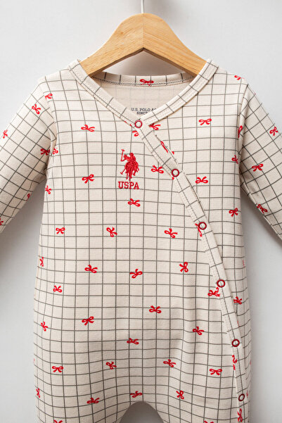 U.S. Polo Assn. U.S. Polo Assn Baby Girl White Jumpsuit