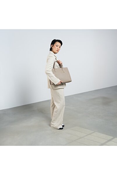 Isabel Bernard Honoré Handtasche, Laptoptasche taupe