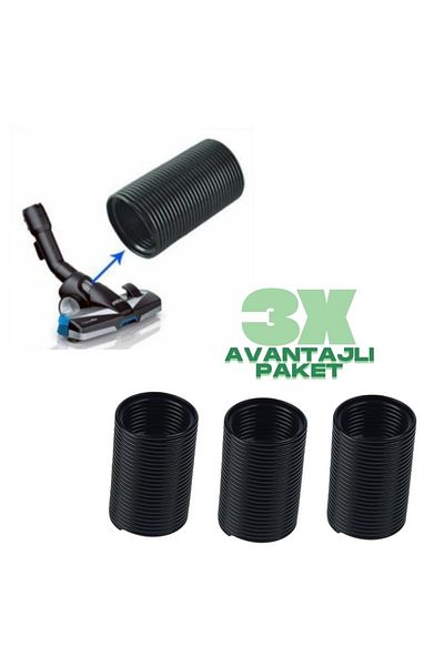 Supervac Absorbent Head Intermediate Hose Compatible with Philips Fc 8770, Fc 9192, Fc 9194 Performer Expert 3 Pieces