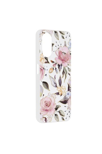 Rao Husa compatibila cu Oppo A17, Elegance, Marble Series, T53, Plastic, ChloeClear White