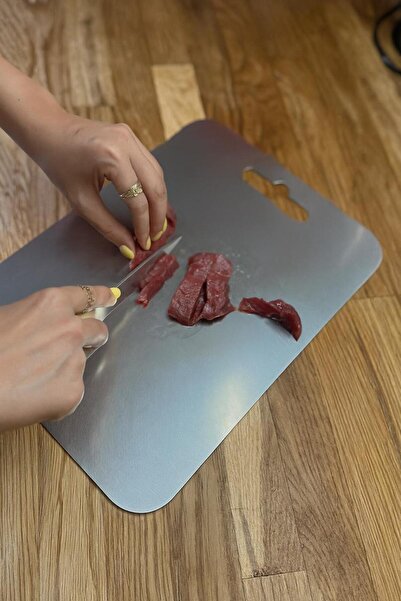 tellioğlu Stainless Steel Cutting Board 20X30