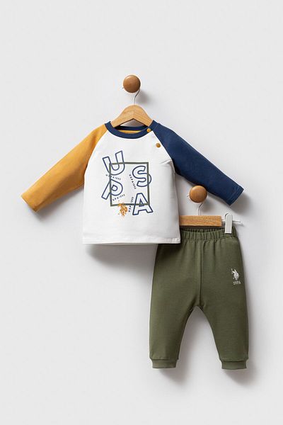 U.S. Polo Assn. U.S. Polo Assn Baby Boy Multi-Color Baby Sets
